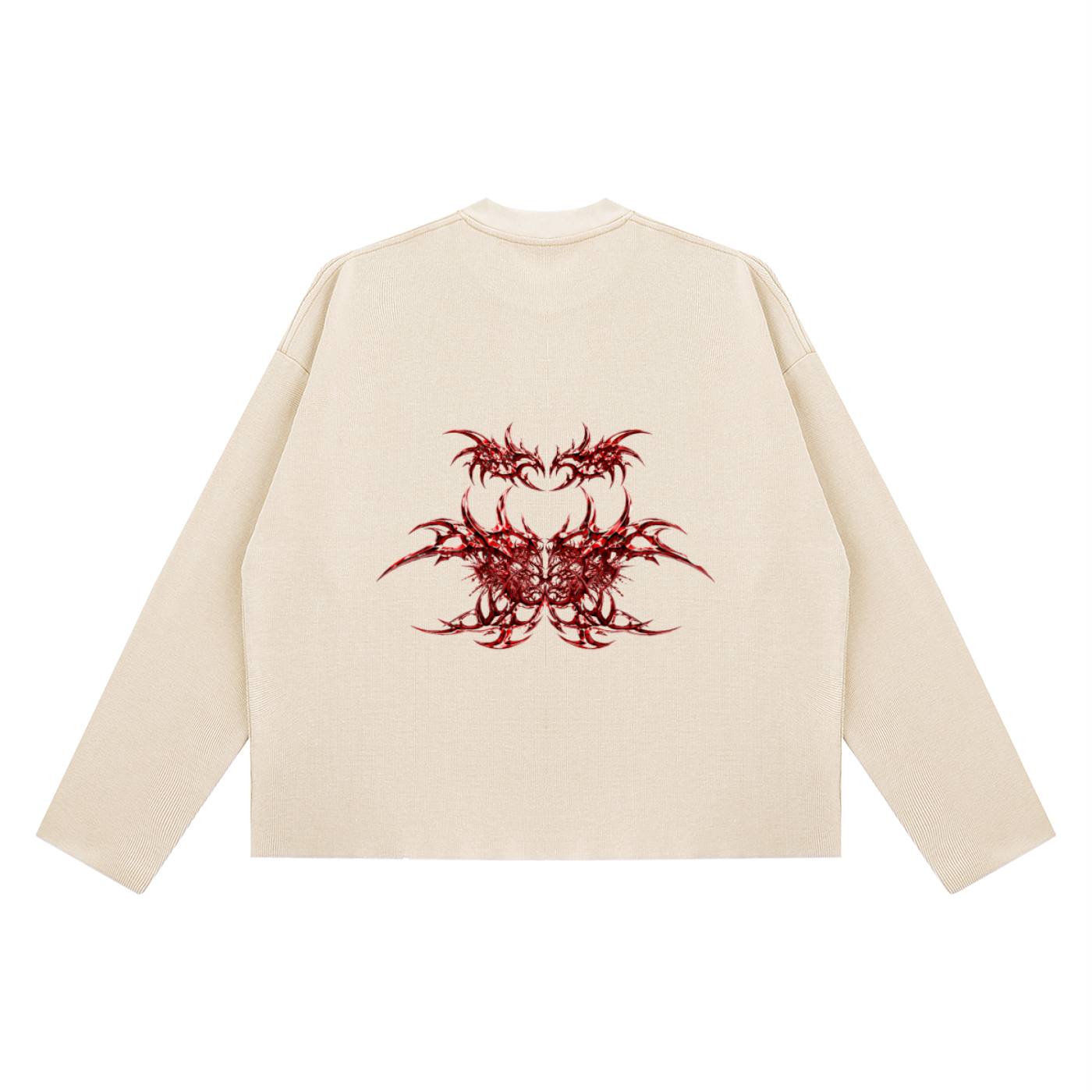 Unisex Boxy Waffle Raw T-Shirt
