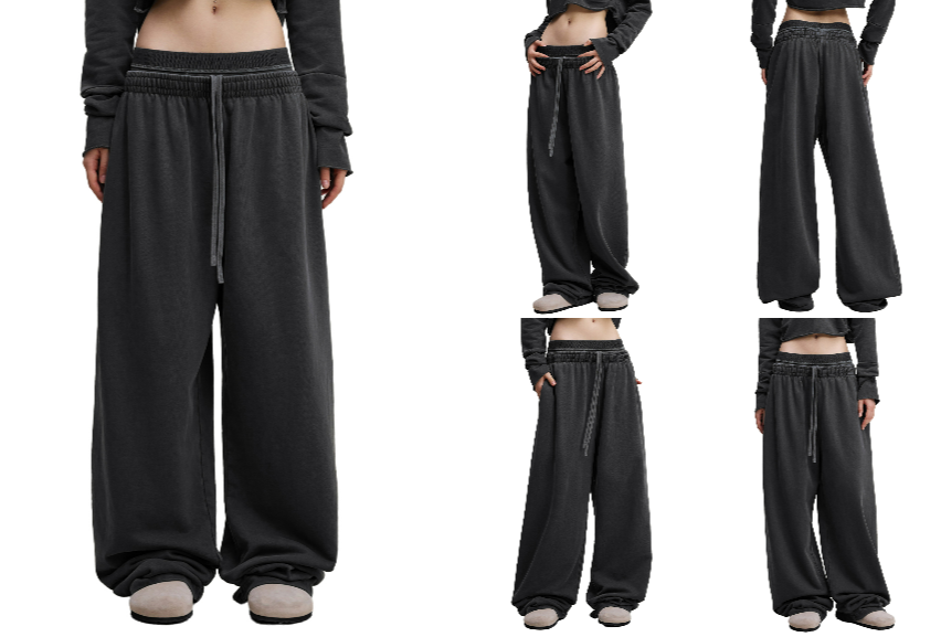 Vintage Washed Waist Pants