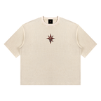 Unisex Mineral Wash Waffle Boxy T-Shirt