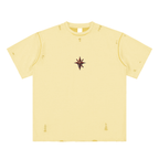 Hand-frayed Reversible T-shirt