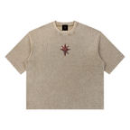 Unisex Mineral Wash Waffle Boxy T-Shirt