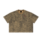 Unisex Leopard Print Boxy T-Shirt