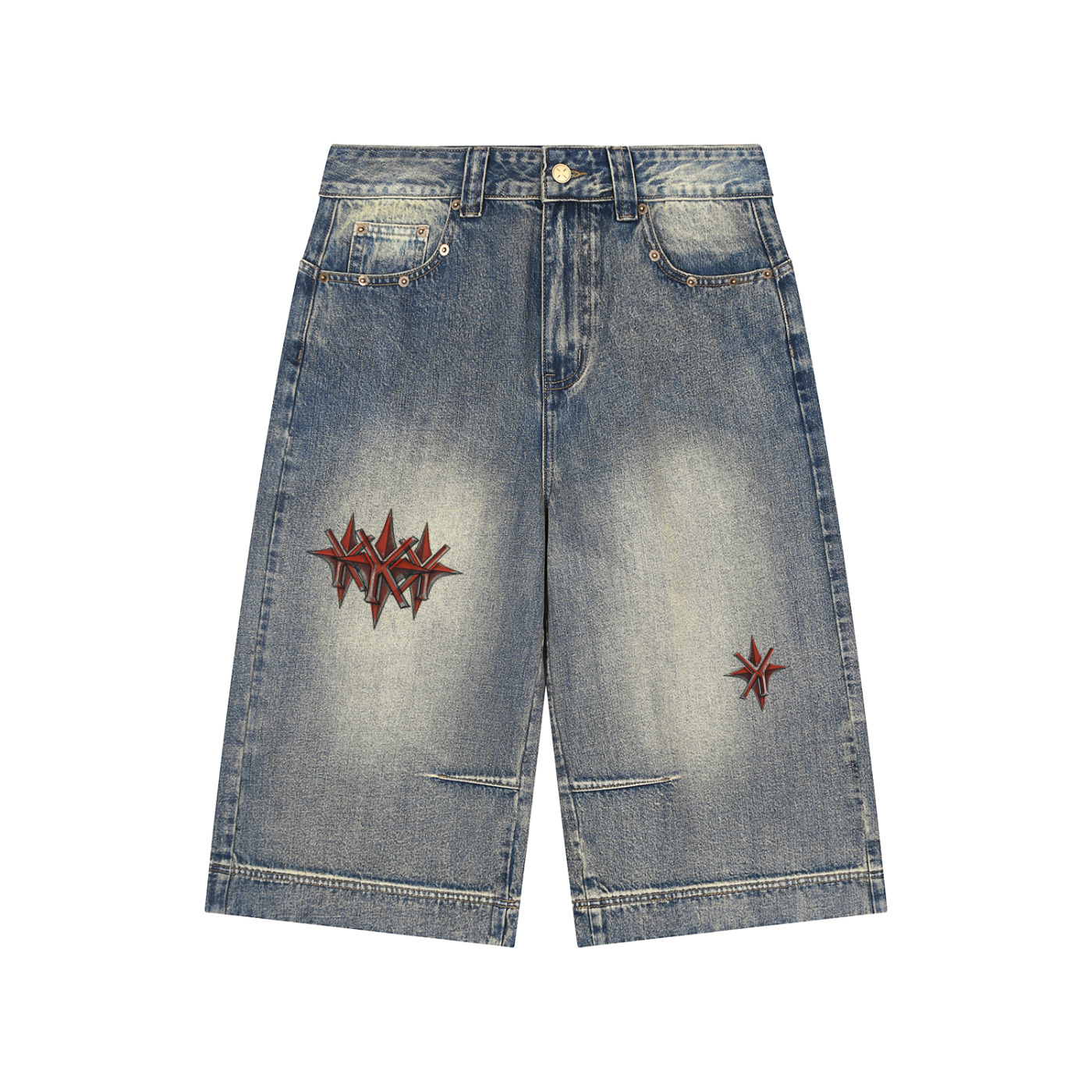 Baggy Denim Shorts