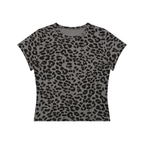 Women’s Leopard Print Crop T-Shirt
