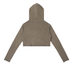 Vintage Washed Raw Edge Hoodie