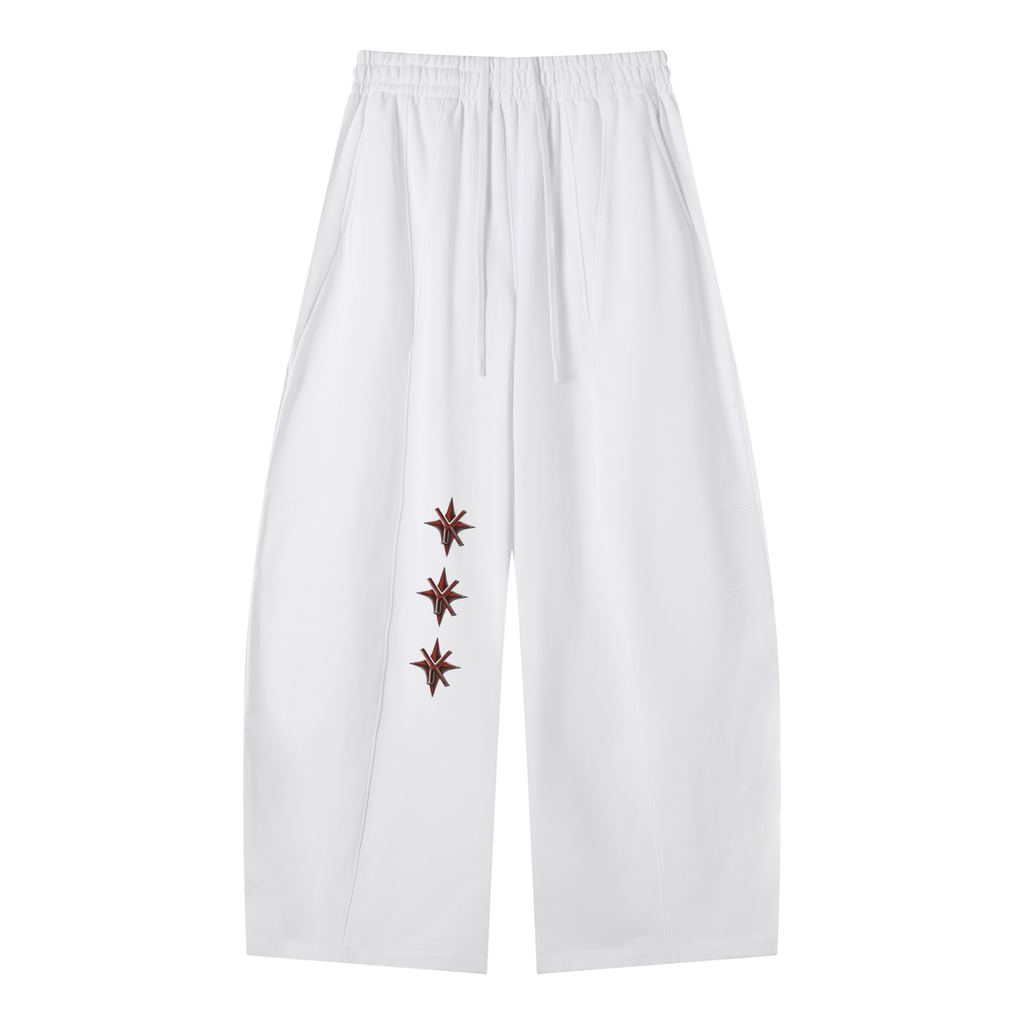 Heavyweight Wide Leg Panel Sweatpants