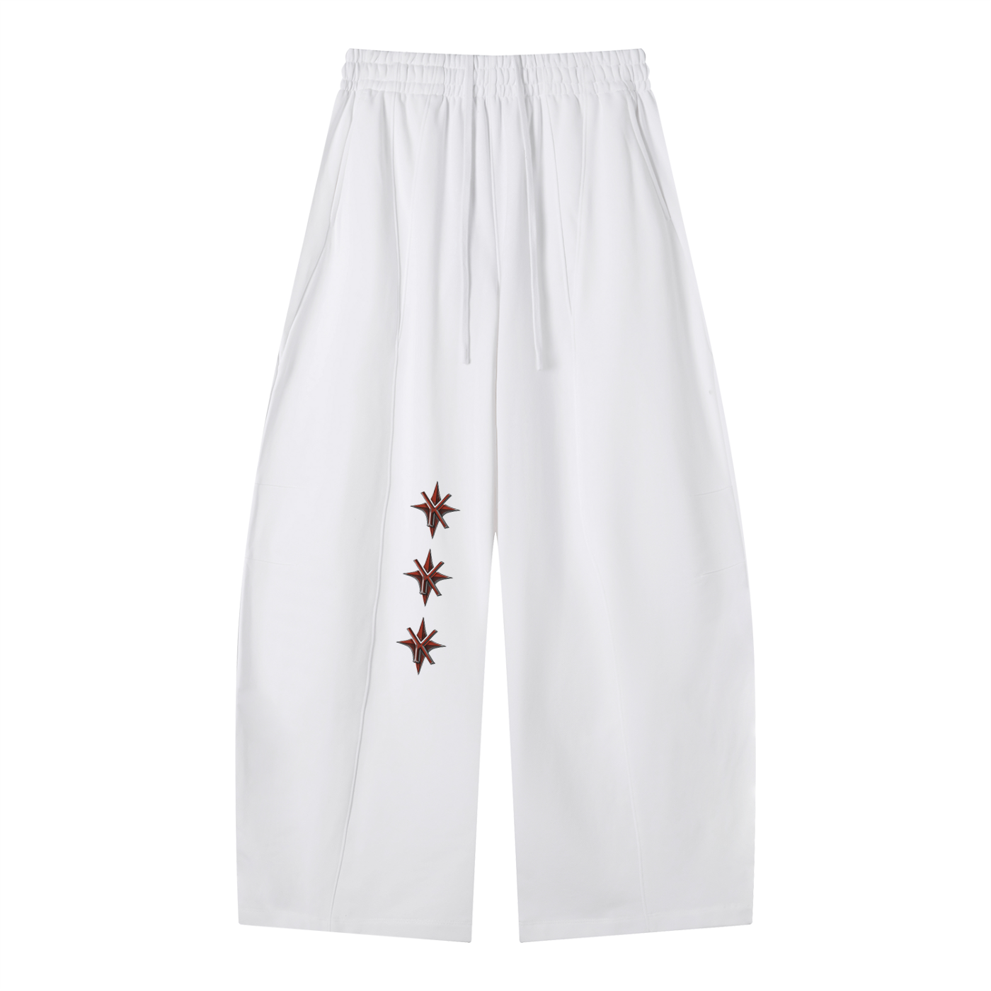 Heavyweight Wide Leg Panel Sweatpants