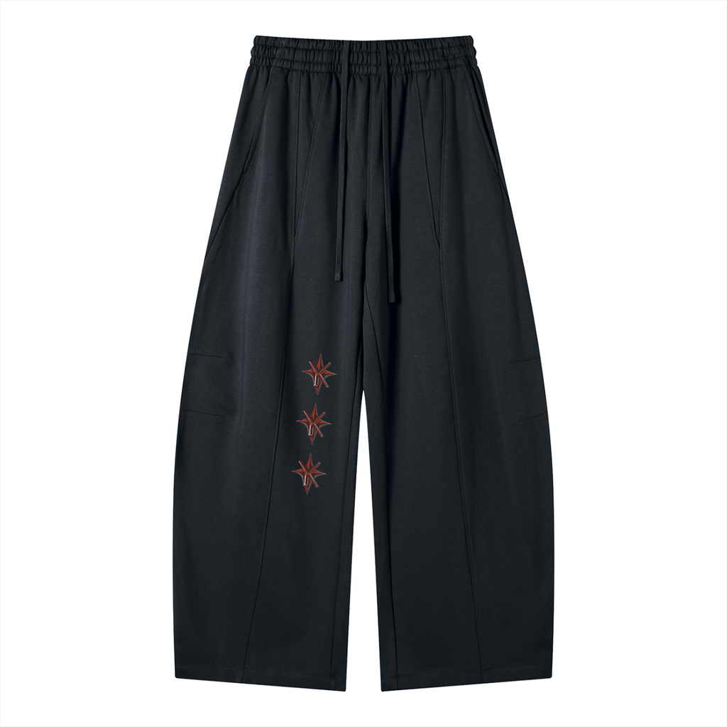 Heavyweight Wide Leg Panel Sweatpants