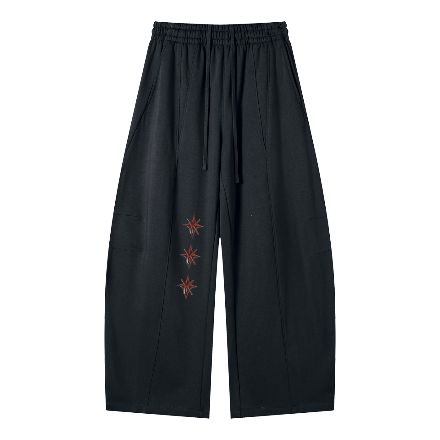 Heavyweight Wide Leg Panel Sweatpants