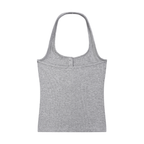 Women's Ribbed Henley Tank Top