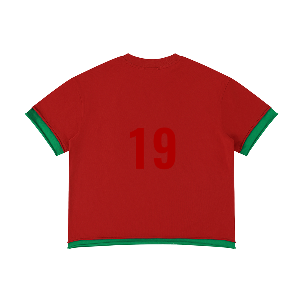 Unisex Futbol Block T-Shirt