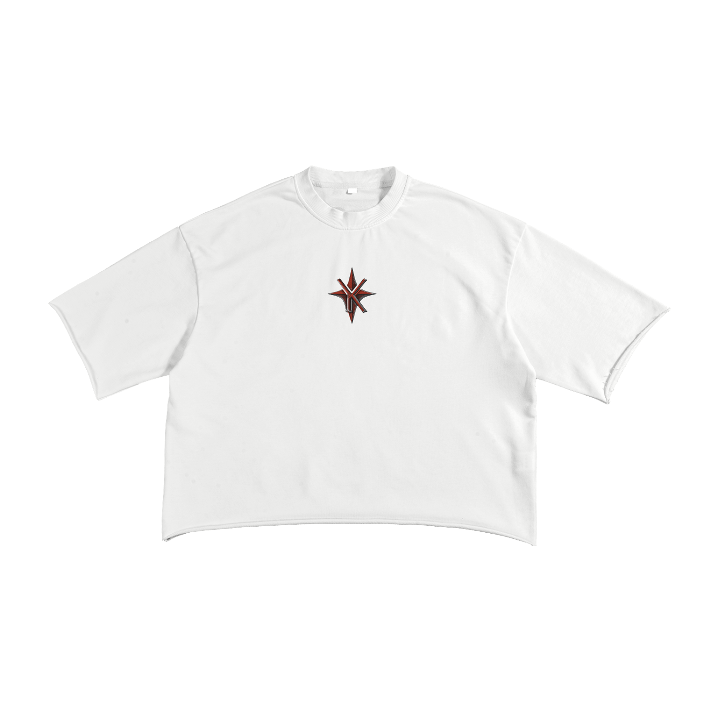 French Terry Raw Edge T-Shirt