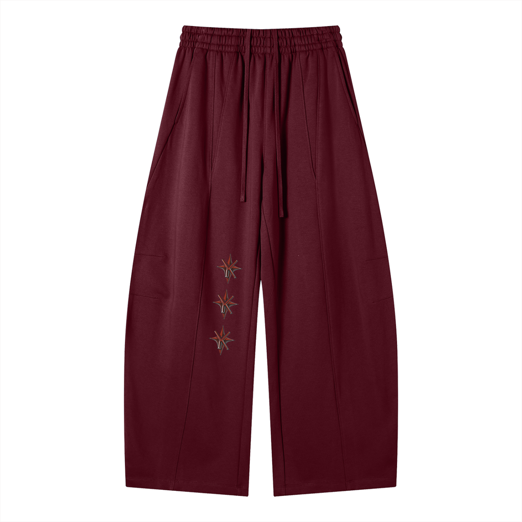 Heavyweight Wide Leg Panel Sweatpants
