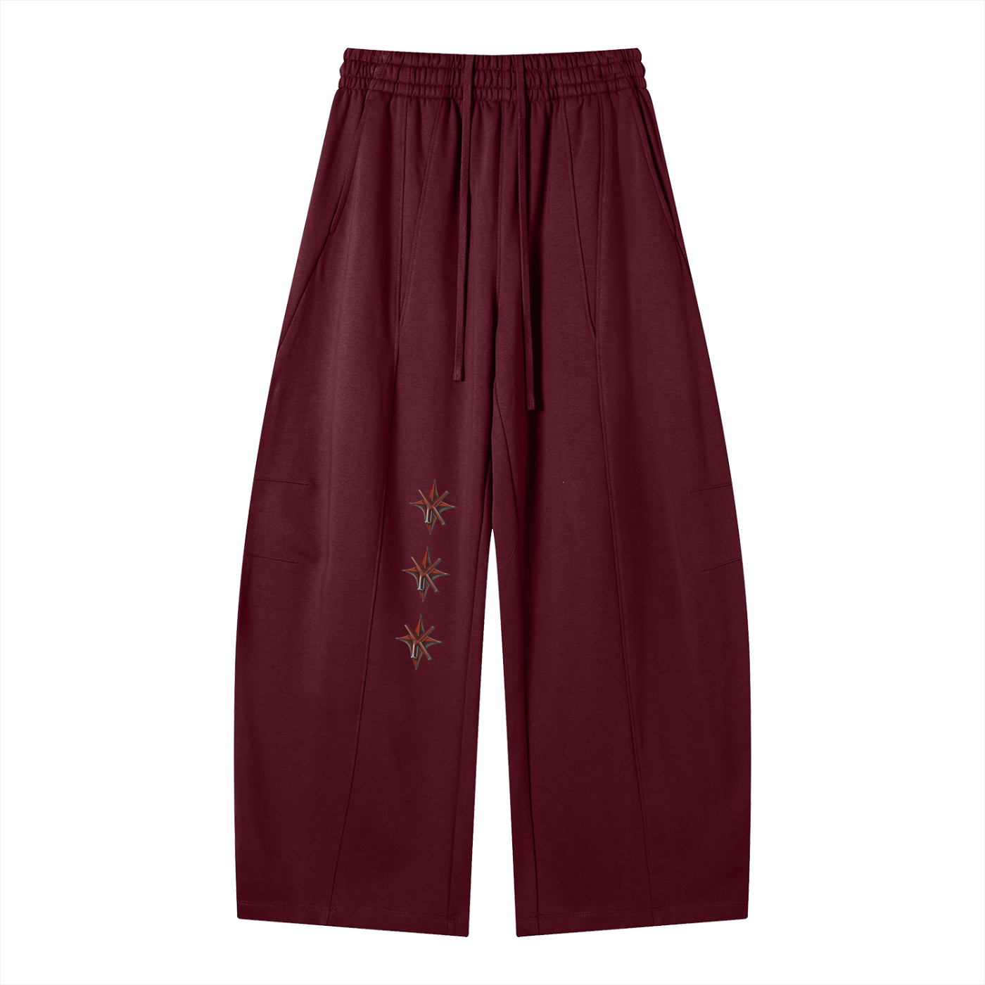Heavyweight Wide Leg Panel Sweatpants