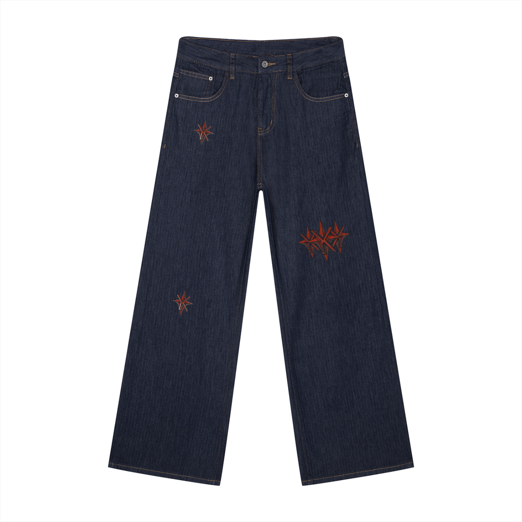 Men's Loose Fit Wide Leg Jeans