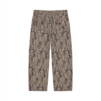 Unisex Leopard Wide Leg Jeans