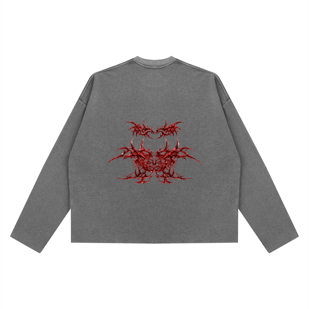 Unisex Boxy Waffle Raw T-Shirt