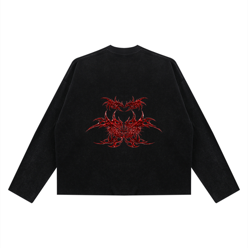 Unisex Boxy Waffle Raw T-Shirt