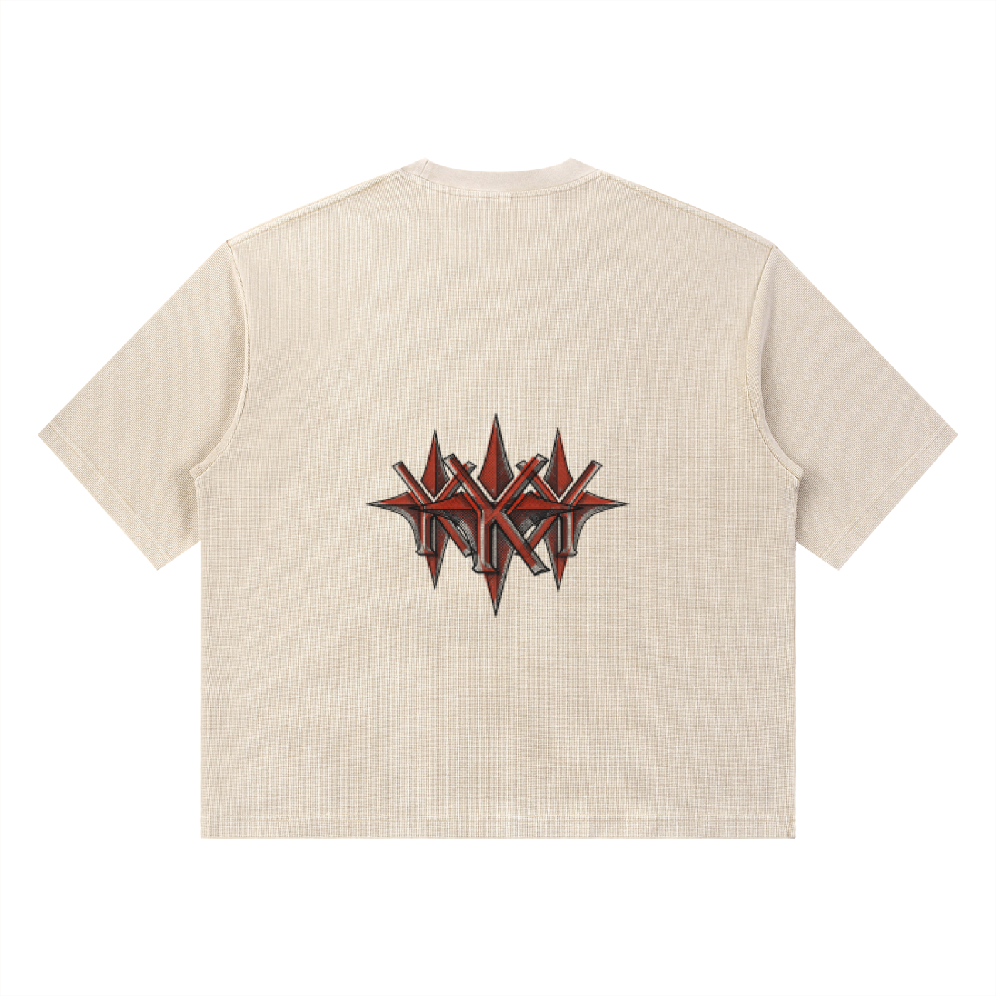 Unisex Mineral Wash Waffle Boxy T-Shirt
