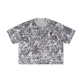 Unisex Reverse Leopard Print Boxy T-Shirt