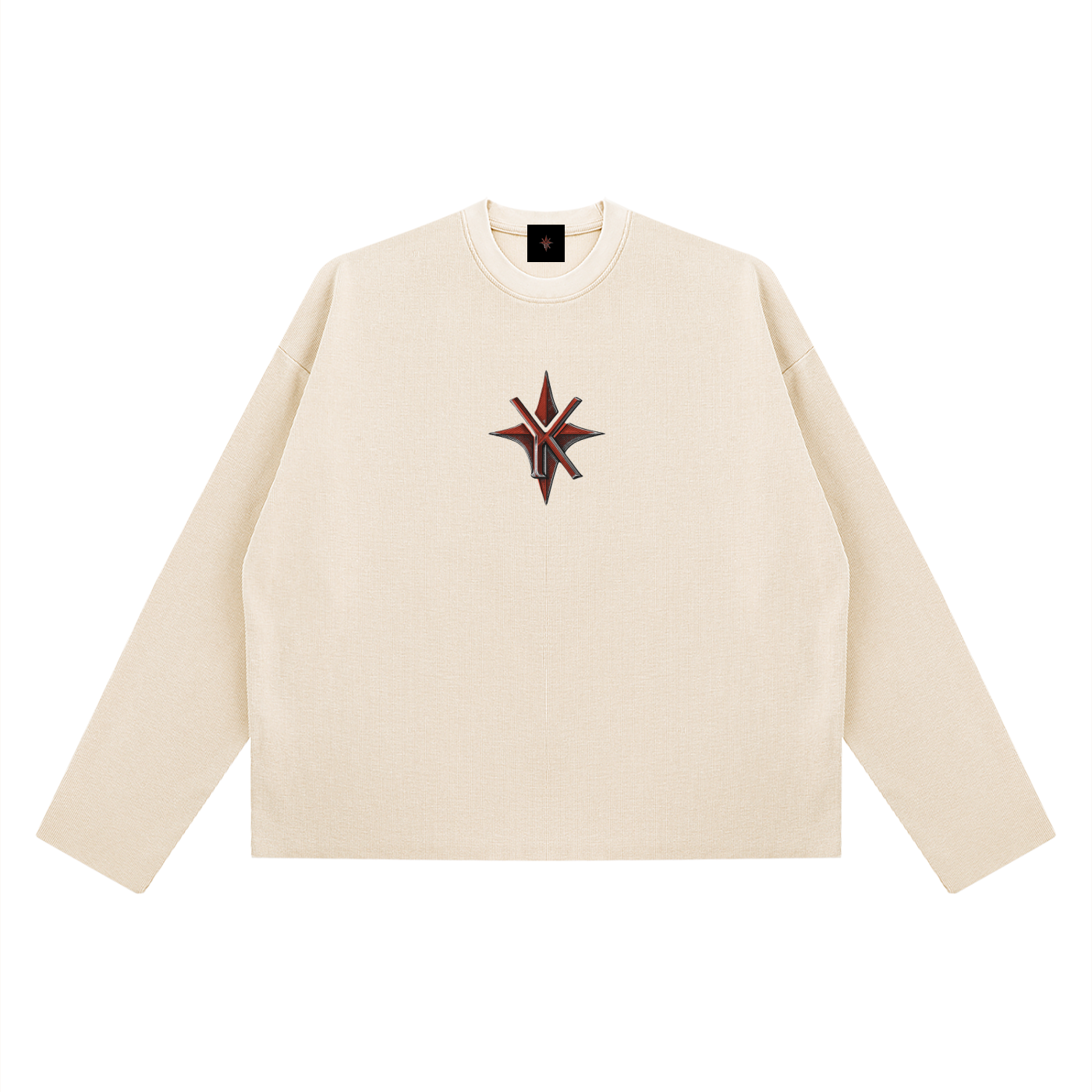 Unisex Boxy Waffle Raw T-Shirt