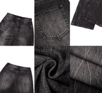 Men’s Vintage Wash Wide Leg Jeans