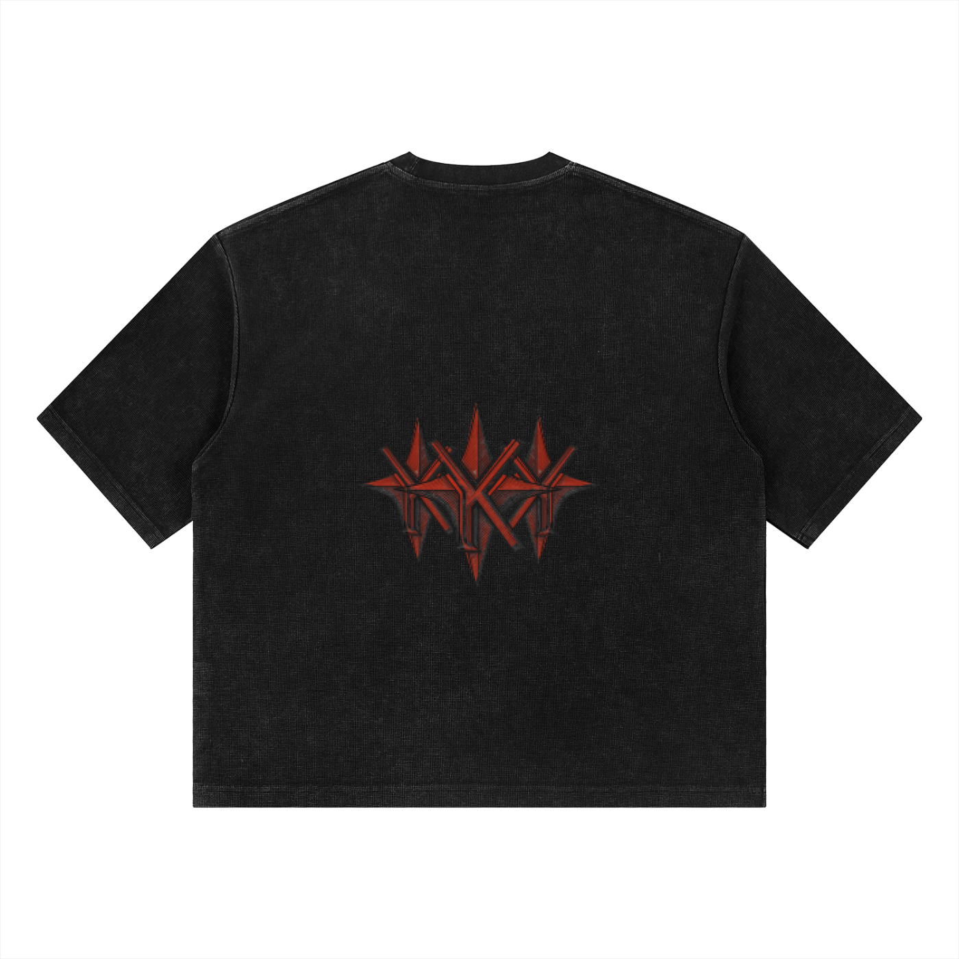 Unisex Mineral Wash Waffle Boxy T-Shirt
