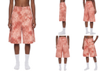 Unisex Vintage Wash Plaid Shorts