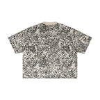 Unisex Reverse Leopard Print Boxy T-Shirt