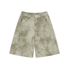 Unisex Vintage Wash Plaid Shorts